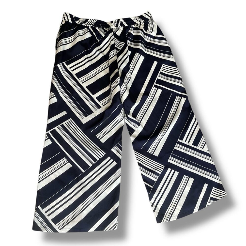 Liz Claiborne Petite wide leg pants in geometric print size PXL - Picture 2 of 6